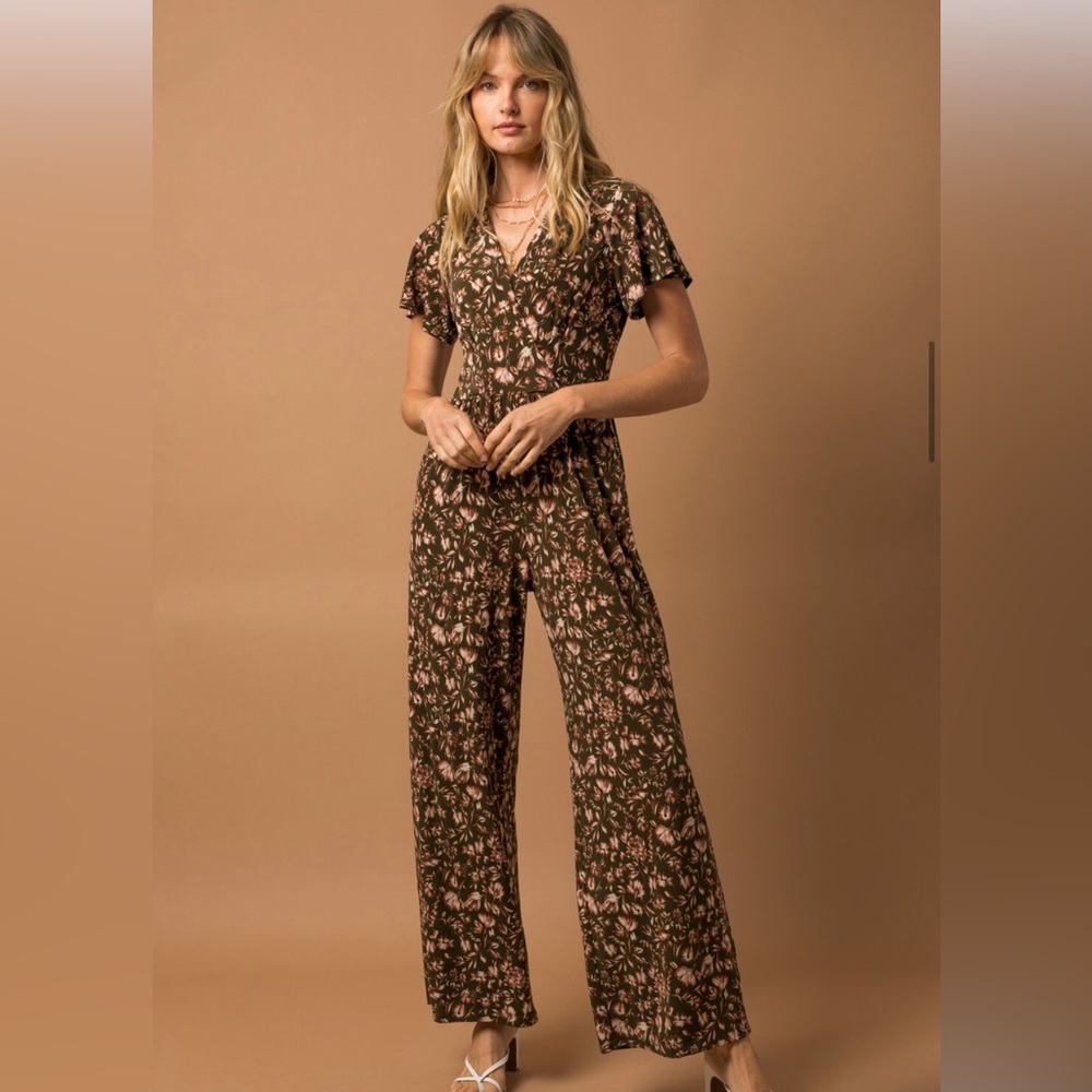 Floral jumpsuit